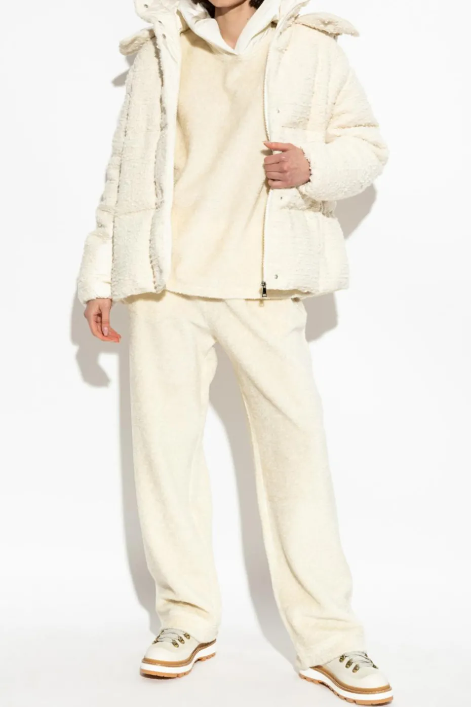 Moncler cream Hoodie
