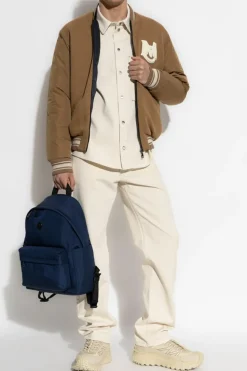 Moncler cream Jeans with logo