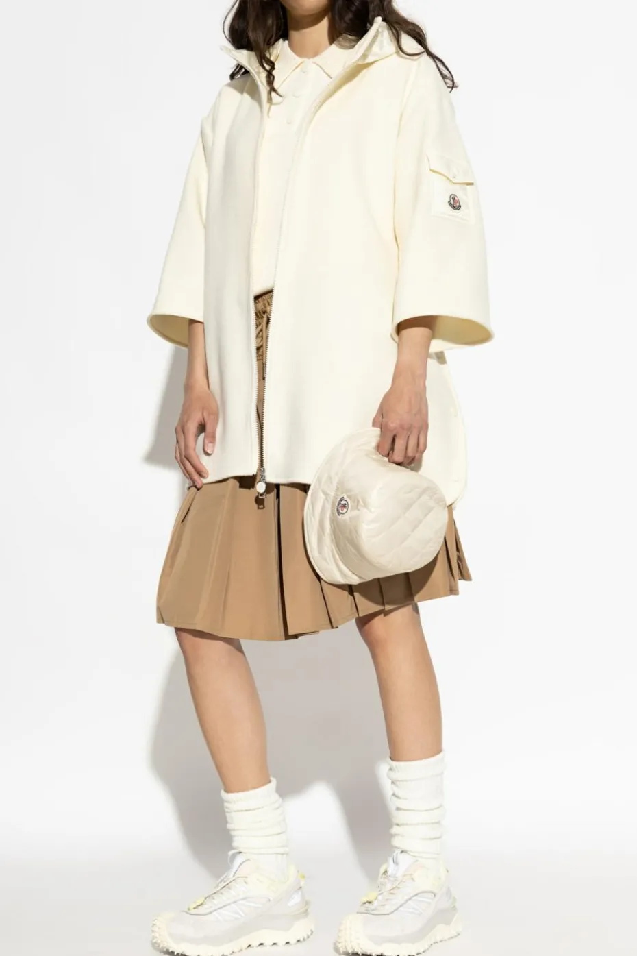 Moncler cream Poczno Cape