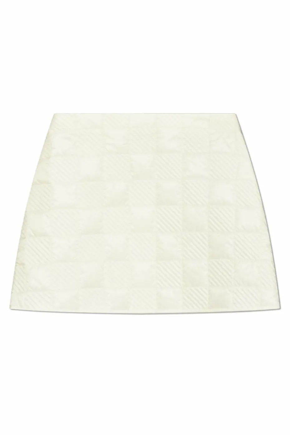 Moncler cream Quilted skirt