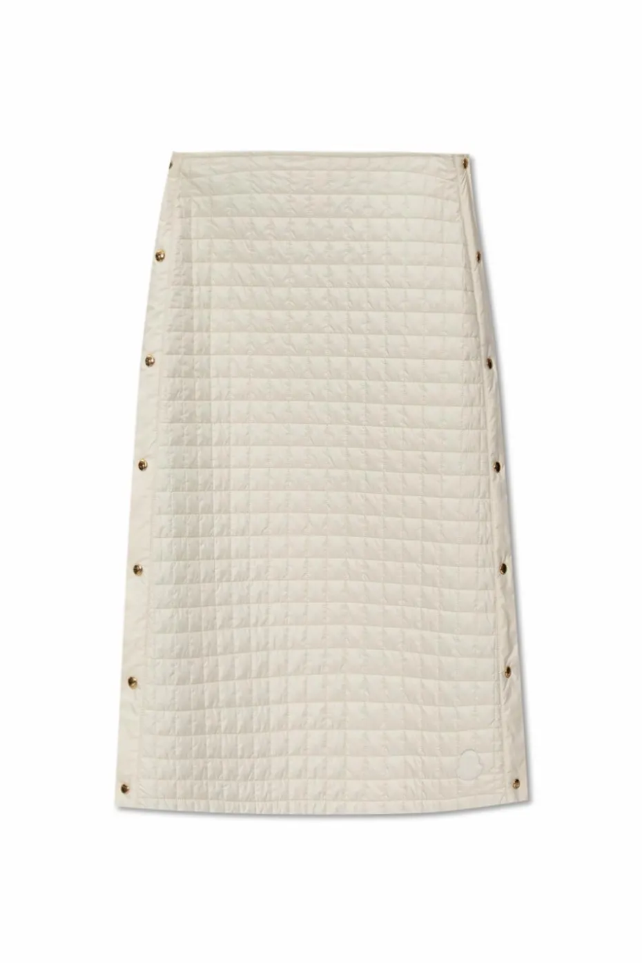 Moncler cream Quilted skirt