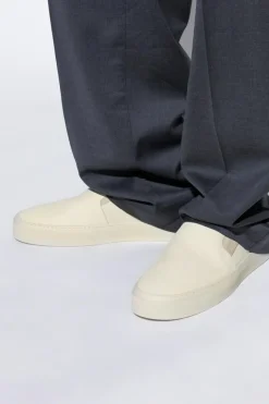 Moncler cream Shoes Monclub type slip-on