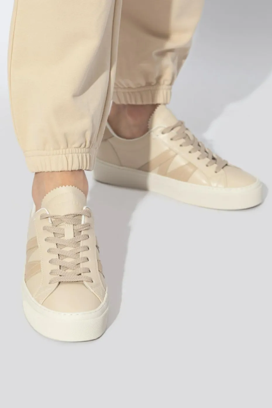 Moncler cream Sport shoes 'Monaco2'