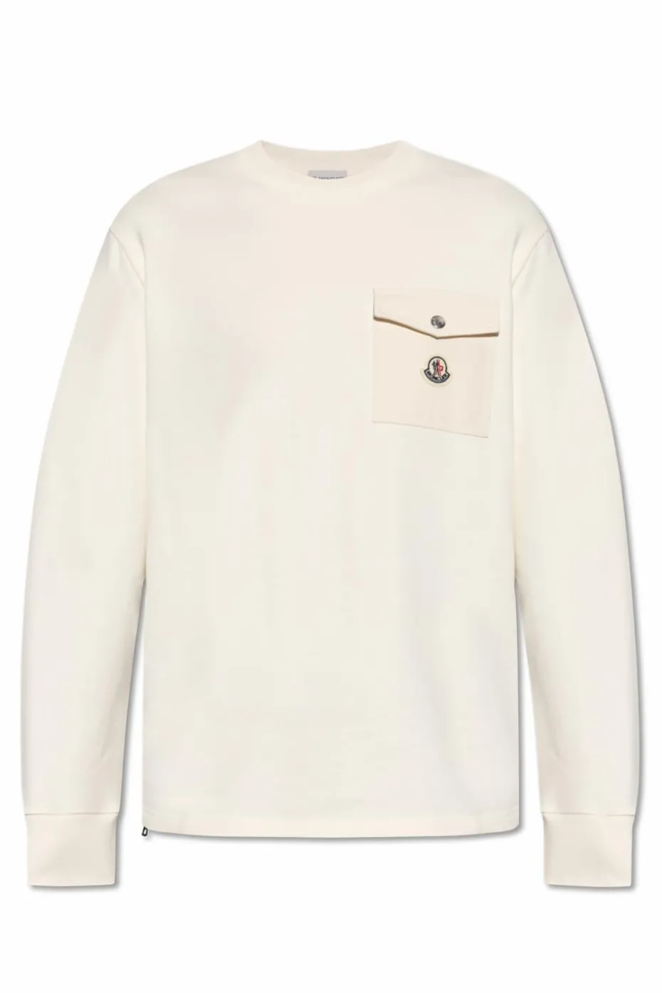 Moncler cream Sweatshirt with pocket