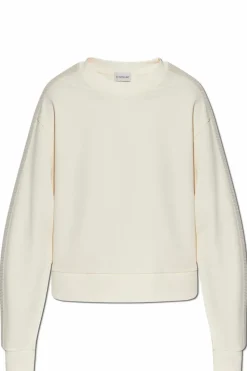 Moncler cream Sweatshirt with insert