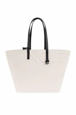 Moncler cream "Very" shopper bag