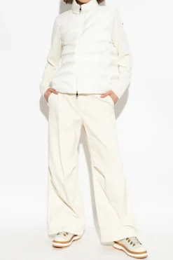 Moncler cream Wide-leg pants