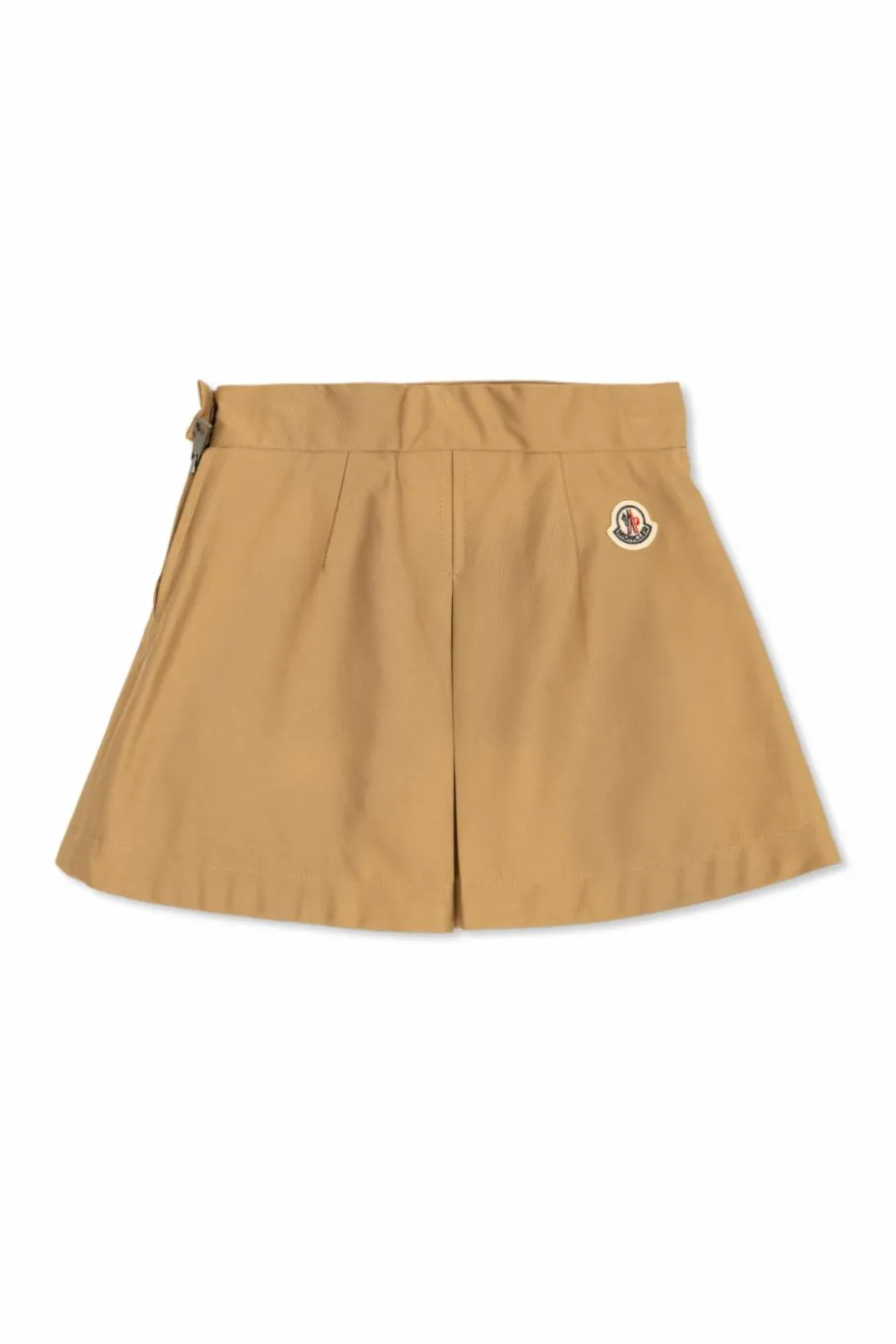Moncler Enfant beige Cotton pleated skirt