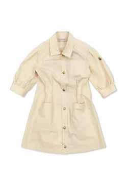 Moncler Enfant beige Dress with pockets