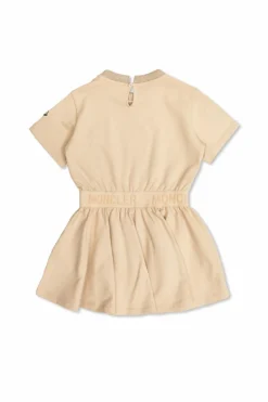 Moncler Enfant beige Dress with logo