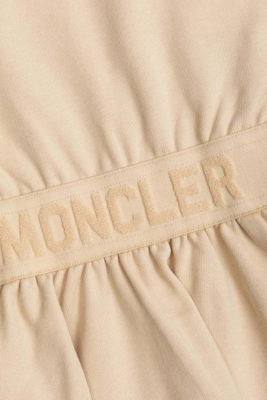 Moncler Enfant beige Dress with logo