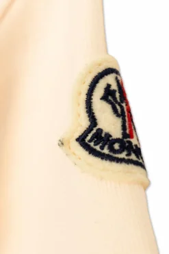 Moncler Enfant beige Dress with a pocket