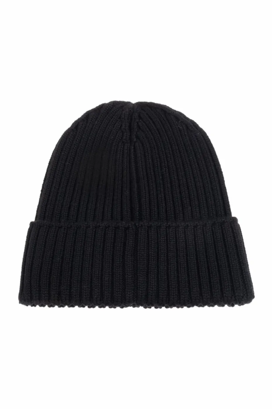 Moncler Enfant BLACK Cap with logo patch