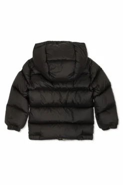 Moncler Enfant BLACK Down jacket with hood