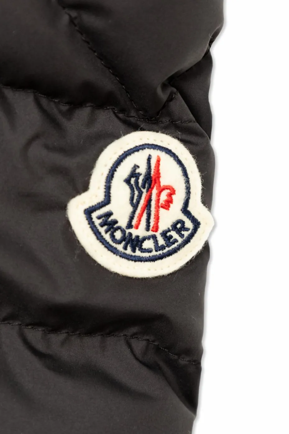 Moncler Enfant BLACK Down Jacket 'Egisto'