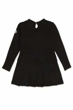 Moncler Enfant BLACK Dress with darts