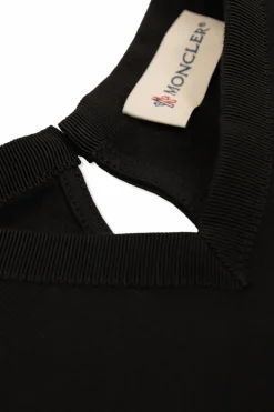 Moncler Enfant BLACK Dress with darts