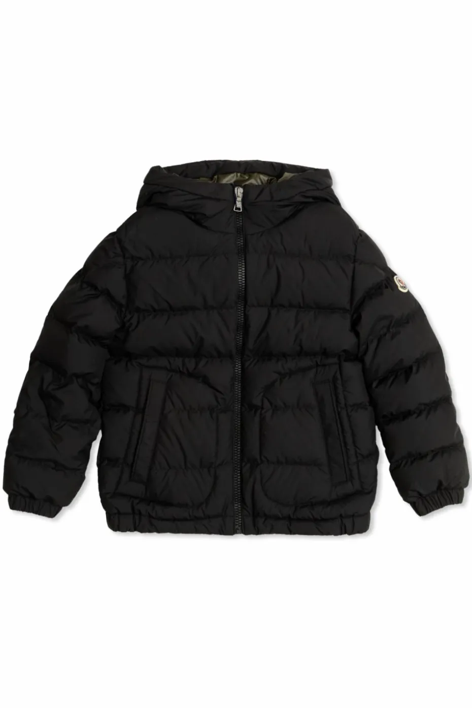 Moncler Enfant BLACK "Grecois" down jacket