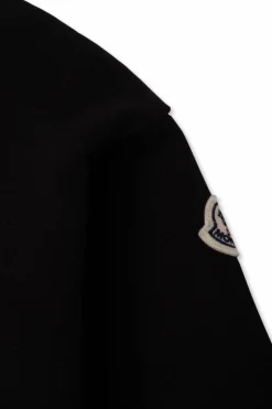 Moncler Enfant BLACK Hoodie with logo