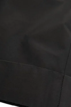 Moncler Enfant BLACK Shorts with rolled-up legs