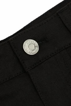 Moncler Enfant BLACK Shorts with logo patch