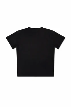 Moncler Enfant BLACK T-shirt with logo