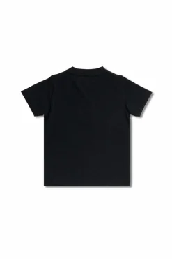 Moncler Enfant BLACK T-shirt with logo