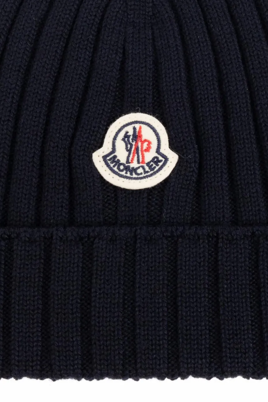 Moncler Enfant BLACK Wool beanie