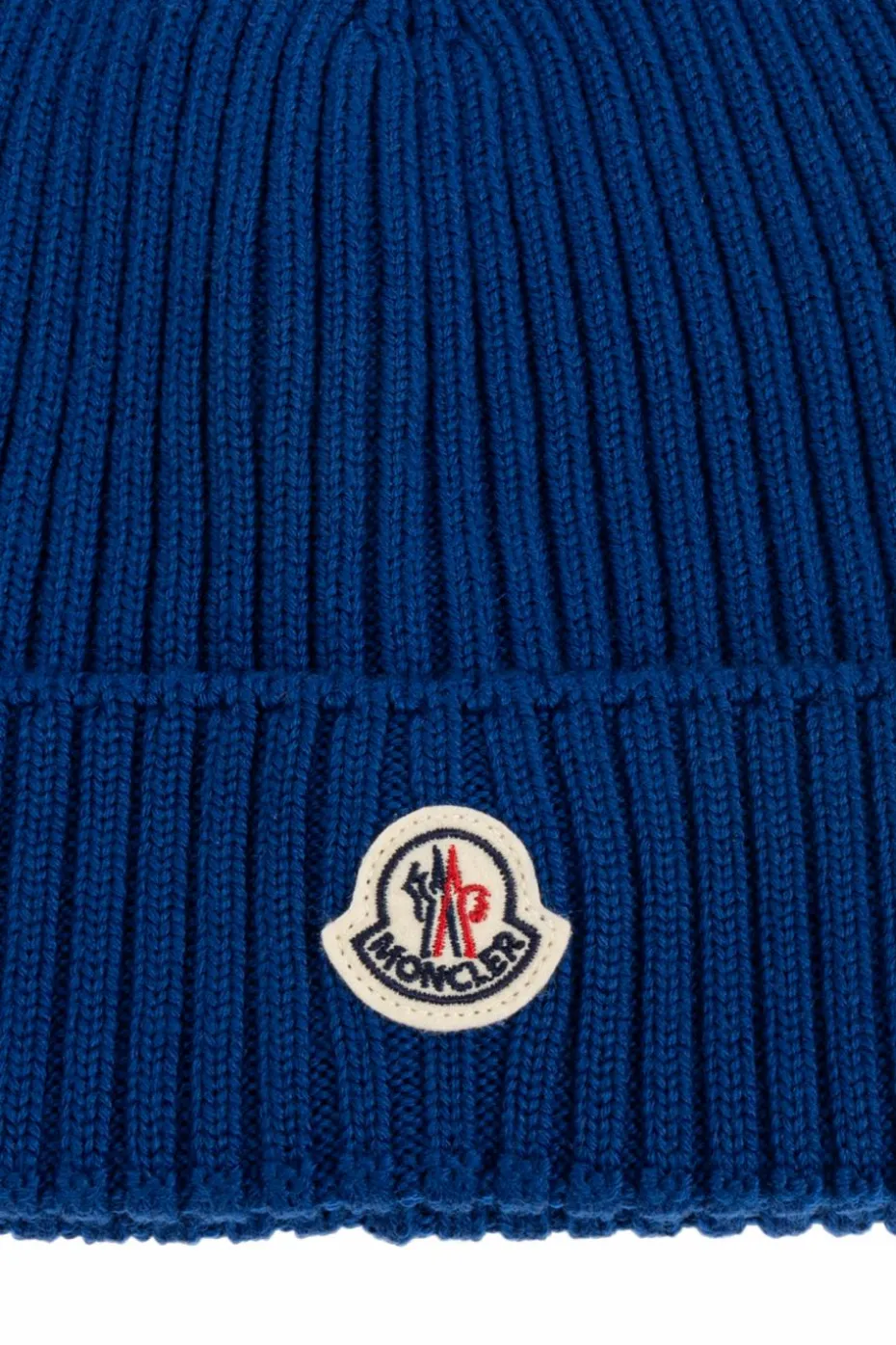 Moncler Enfant BLUE Cap with logo patch