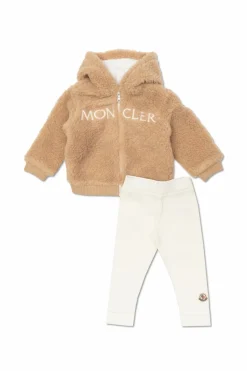 Moncler Enfant BROWN Sweatshirt and pants set