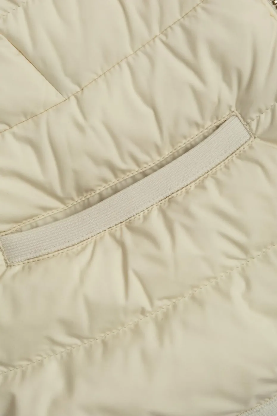 Moncler Enfant cream Down jacket Dimase