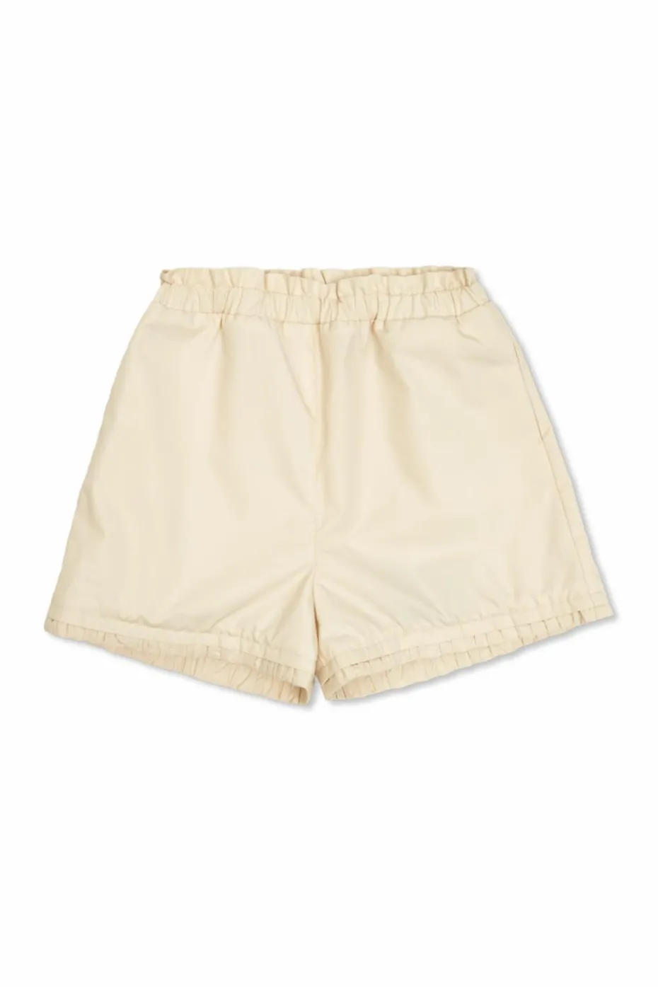 Moncler Enfant cream Logo shorts