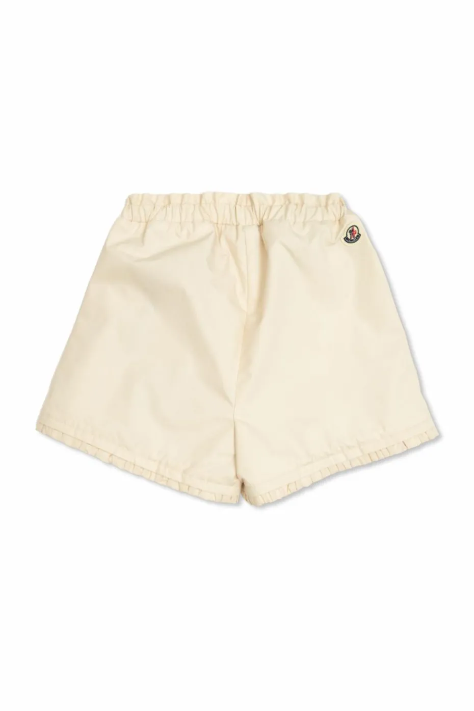 Moncler Enfant cream Logo shorts