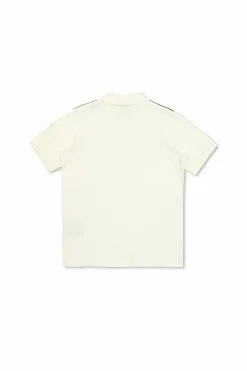 Moncler Enfant cream Polo with logo