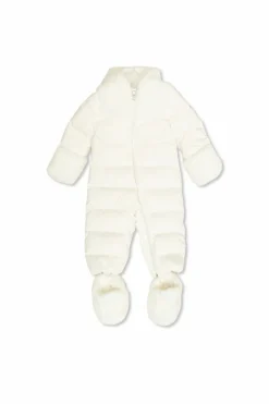 Moncler Enfant cream Quilted jumpsuit