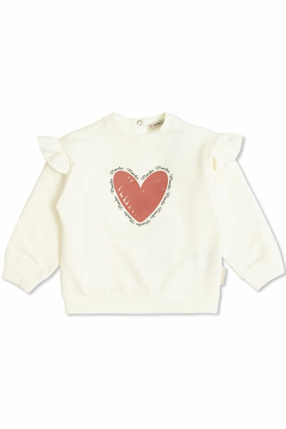 Moncler Enfant cream Sweatshirt with print