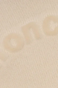 Moncler Enfant cream Sweater with logo