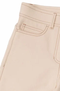 Moncler Enfant cream Trousers with wide legs