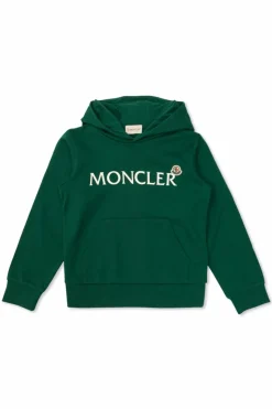 Moncler Enfant GREEN Sweatshirt with logo