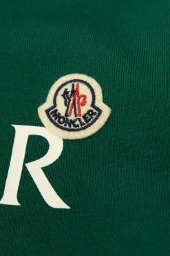 Moncler Enfant GREEN Sweatshirt with logo