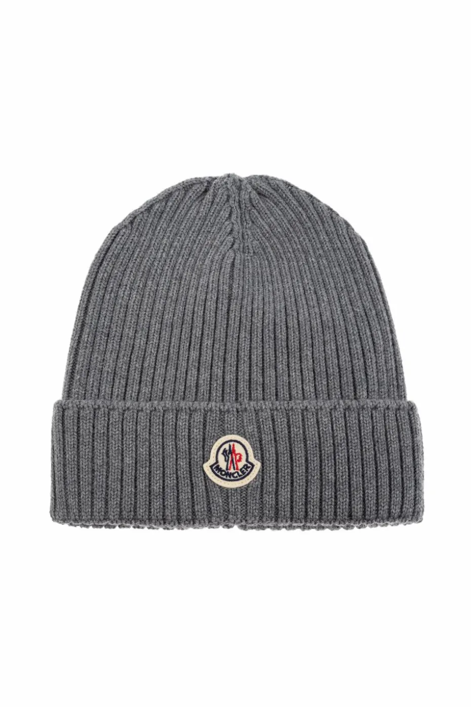 Moncler Enfant GREY Cap with logo patch
