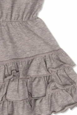 Moncler Enfant GREY Ruffled dress