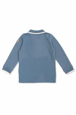 Moncler Enfant light blue Long-sleeve polo