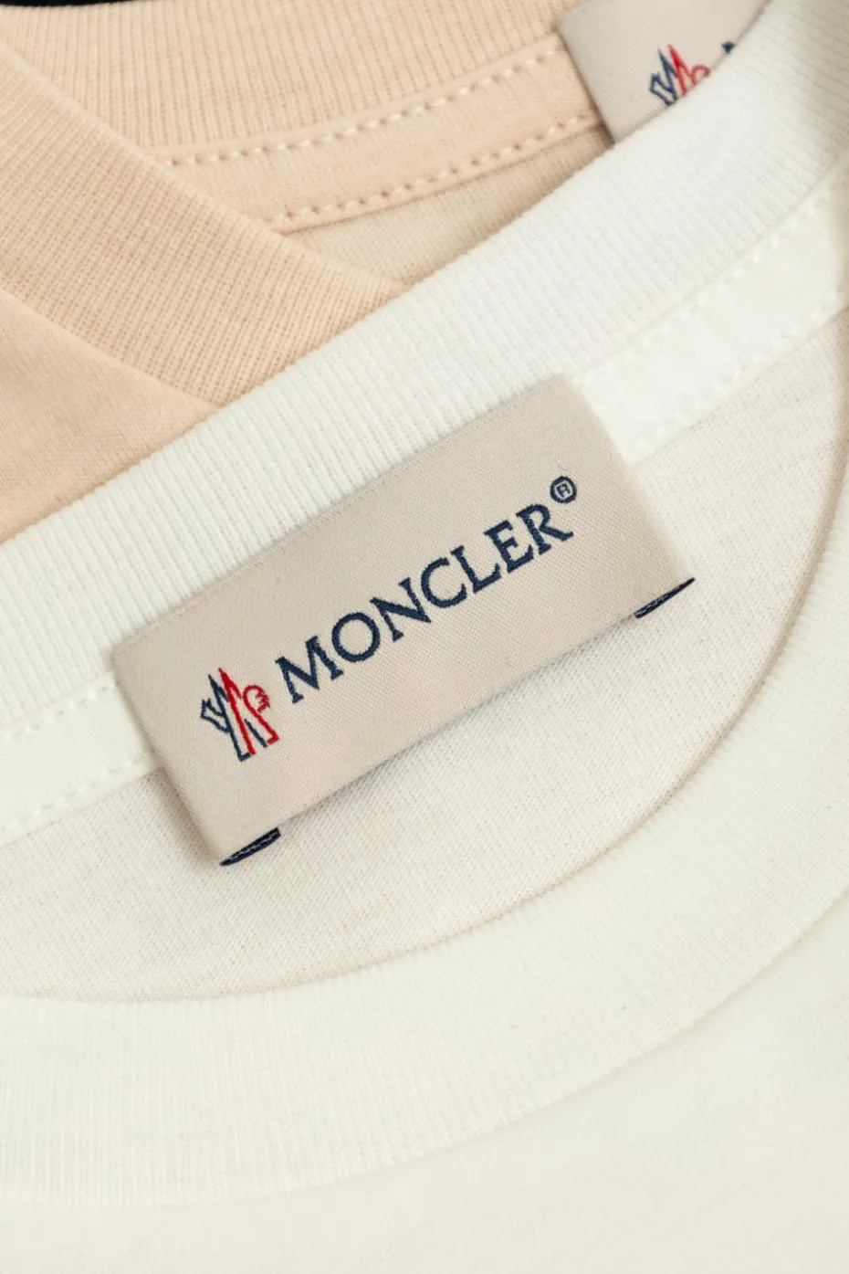 Moncler Enfant MULTICOLOUR 3-pack of logo t-shirts