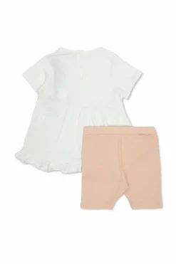 Moncler Enfant MULTICOLOUR Set: Top and short leggings