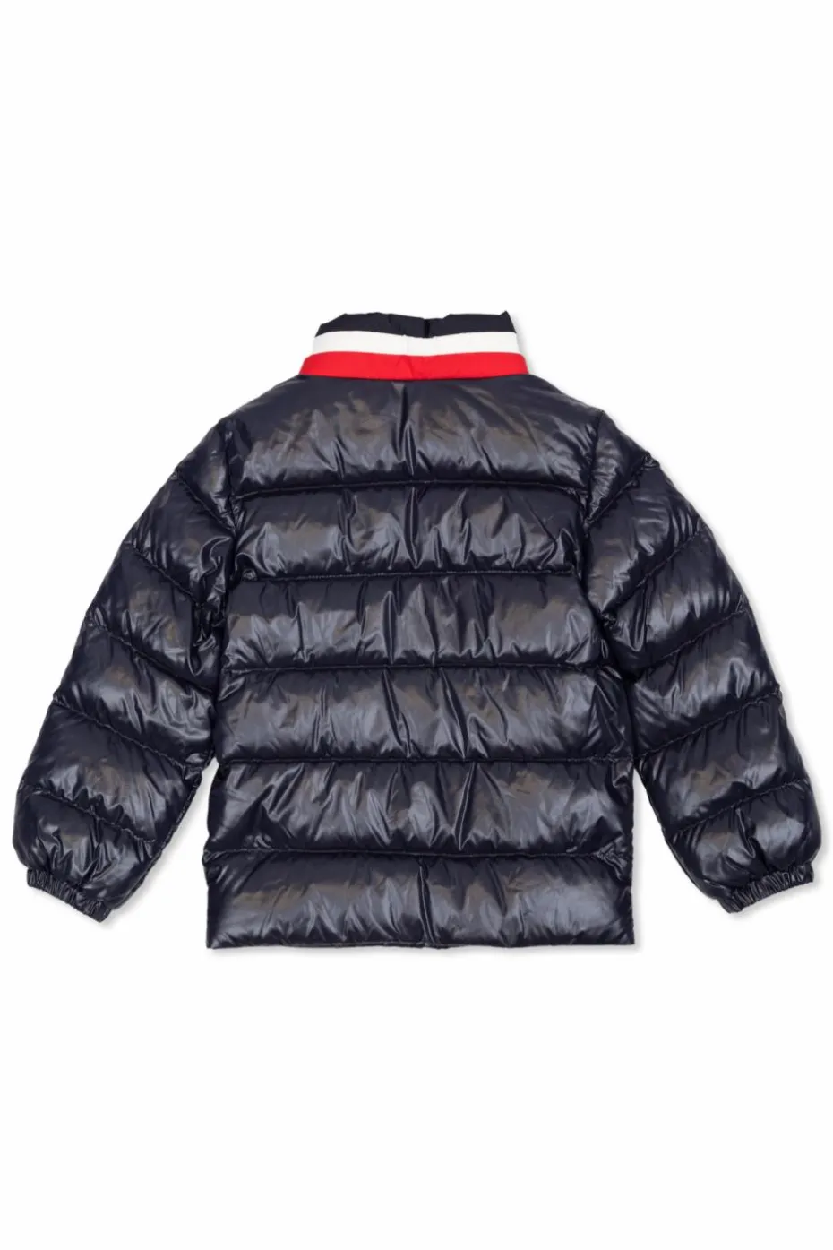 Moncler Enfant NAVY BLUE Moncler Enfant Jacket with Stand-Up Collar