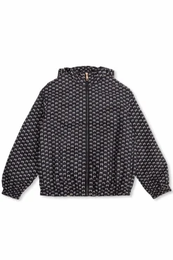 Moncler Enfant NAVY BLUE āAdannaā rain jacket