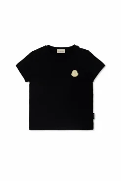 Moncler Enfant NAVY BLUE T-shirt with logo