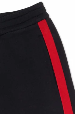 Moncler Enfant NAVY BLUE Shorts with side stripes