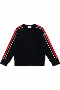 Moncler Enfant NAVY BLUE Sweatshirt with logo